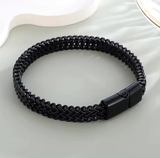 Black Chain bracelet for Man