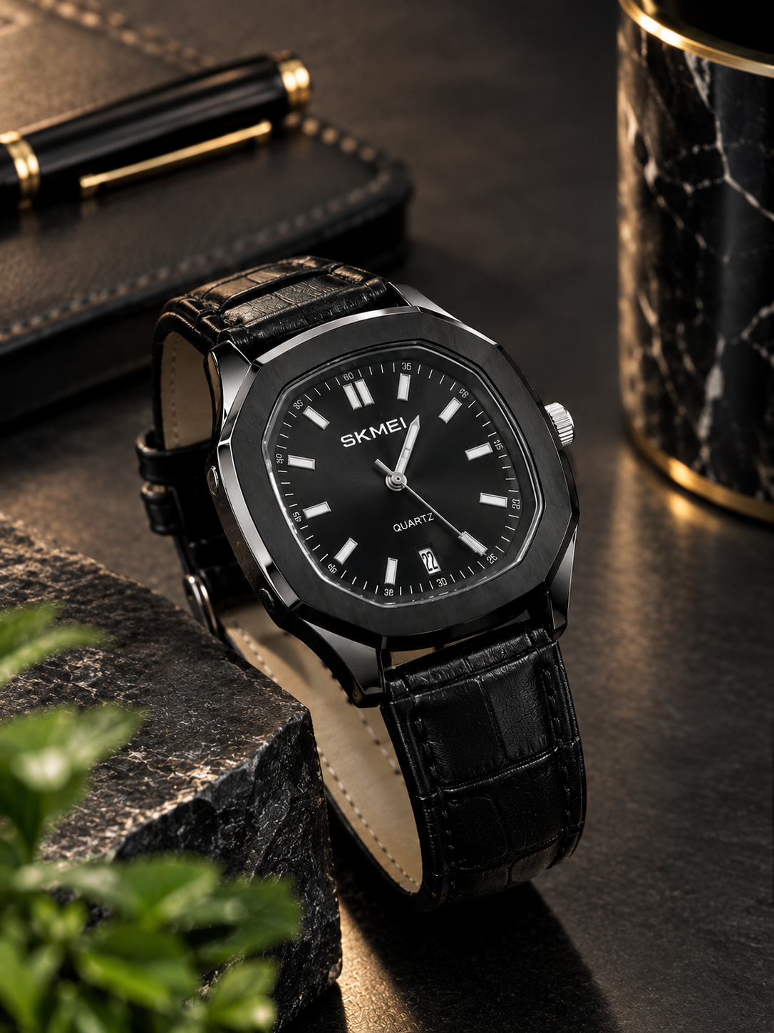 SH NOIR CLASSIC-PREMIUM MEN'S BLACK WATCH