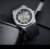 Luxury Black Skeleton Automatic Men’s Watch