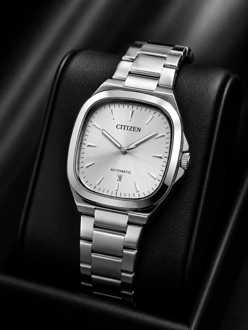 MODERN EXECUTIVE SQUARE CHAIN WATCH