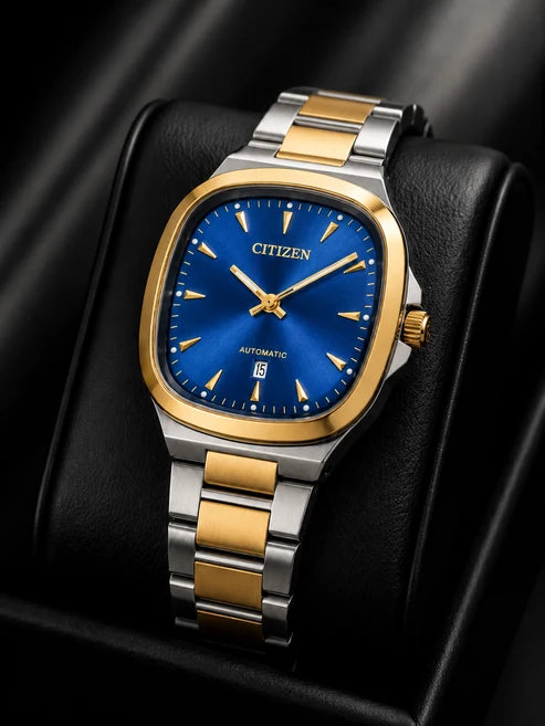 MODERN EXECUTIVE SQUARE CHAIN WATCH